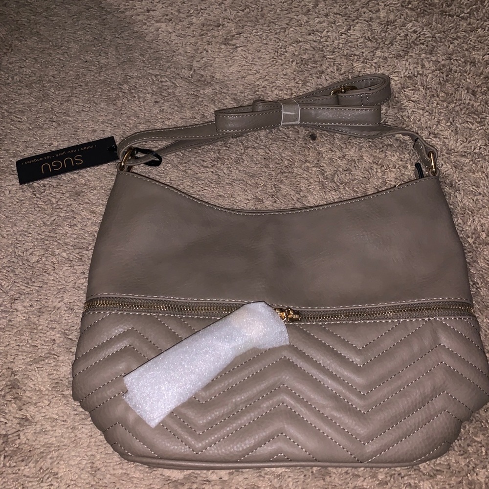 SUGU brand new beige/brown purse